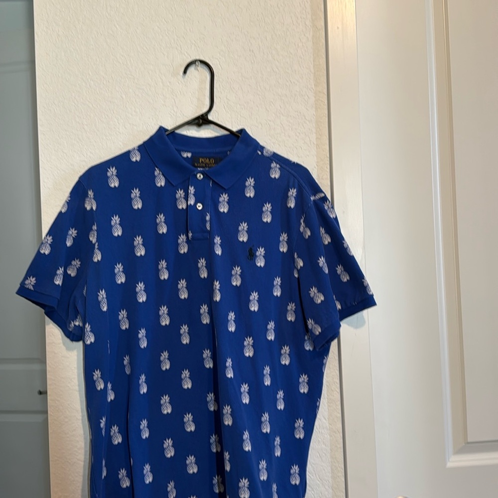 Polo Ralph Lauren blue shirt. Size L